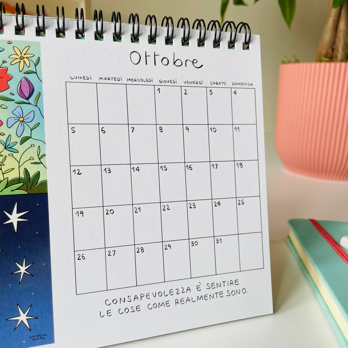 Calendario 2026 formato a5 da tavolo