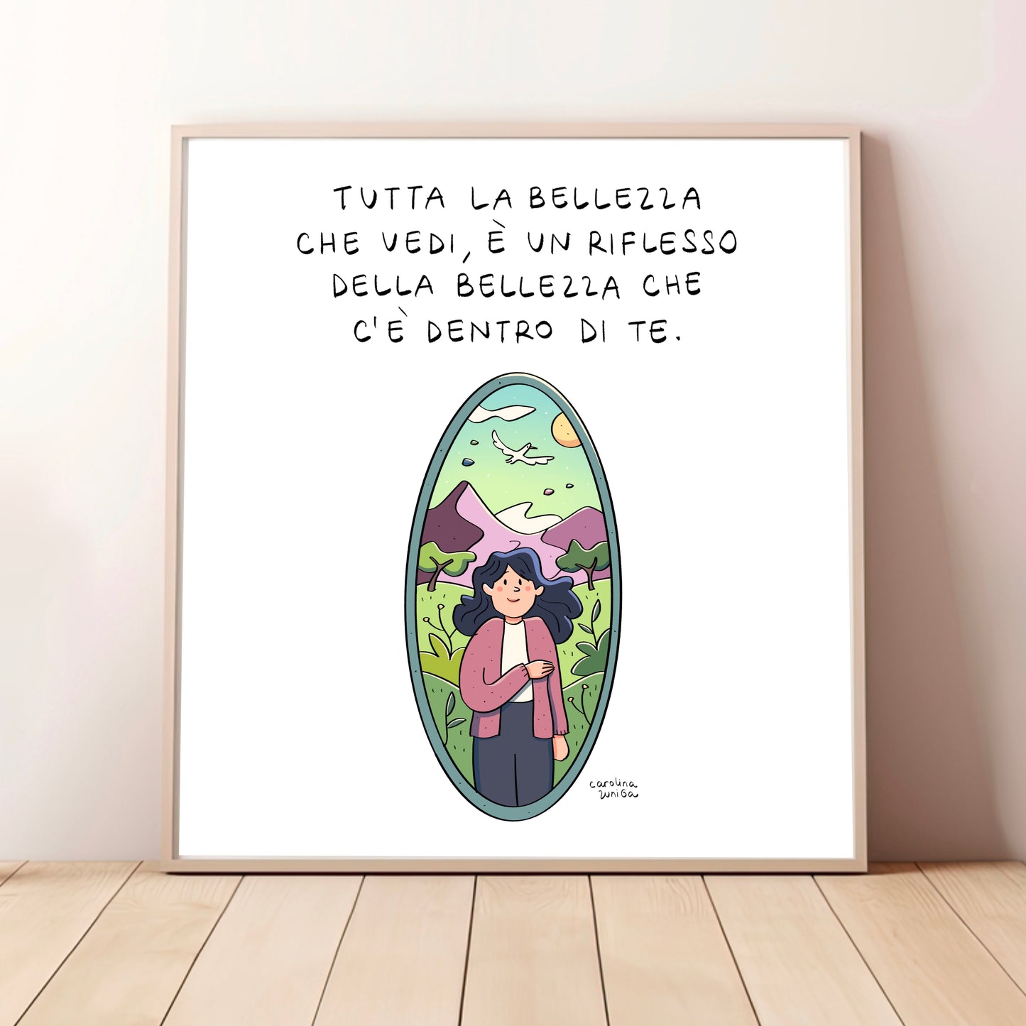 Stampa 20x20 - Allo specchio