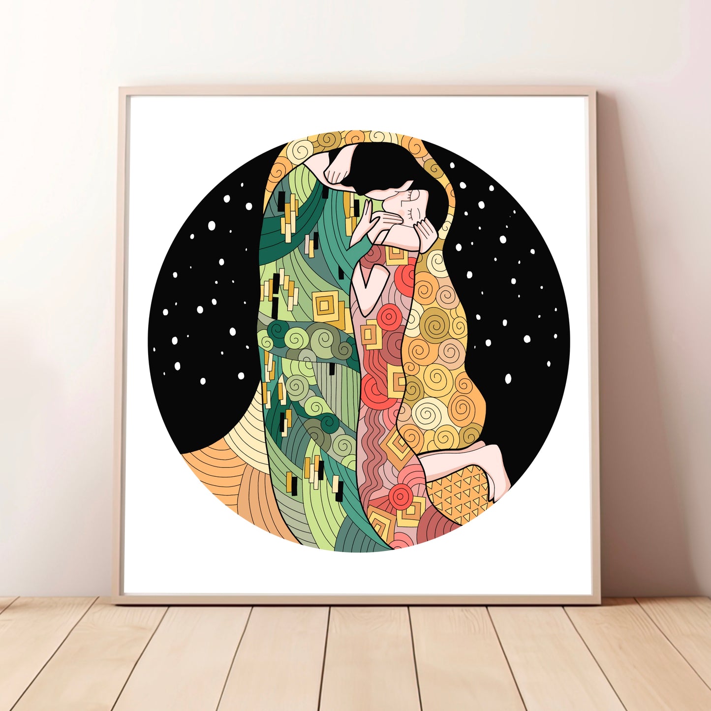 Stampa a4 - Bacio Klimt