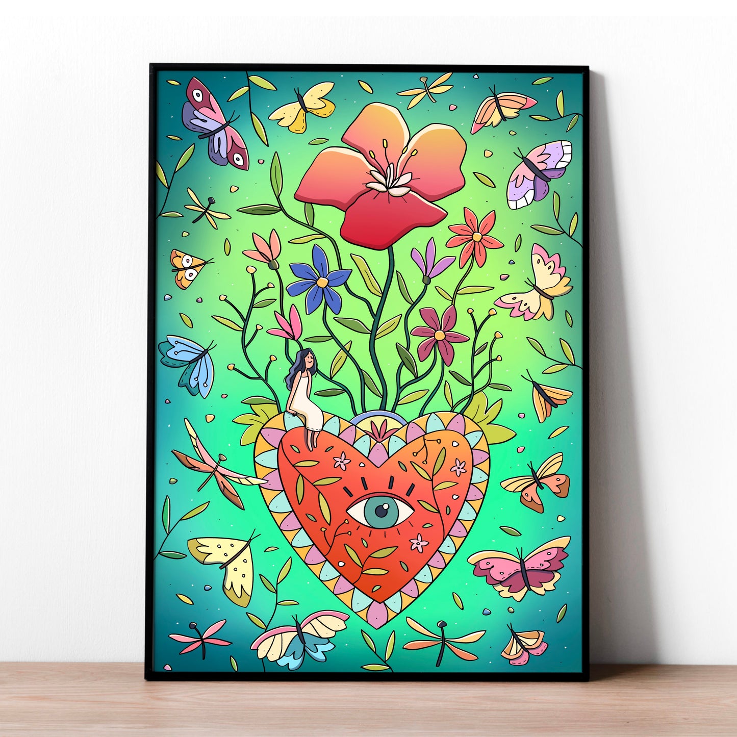 Guardare da dentro - stampa a4 (edizione limitata)