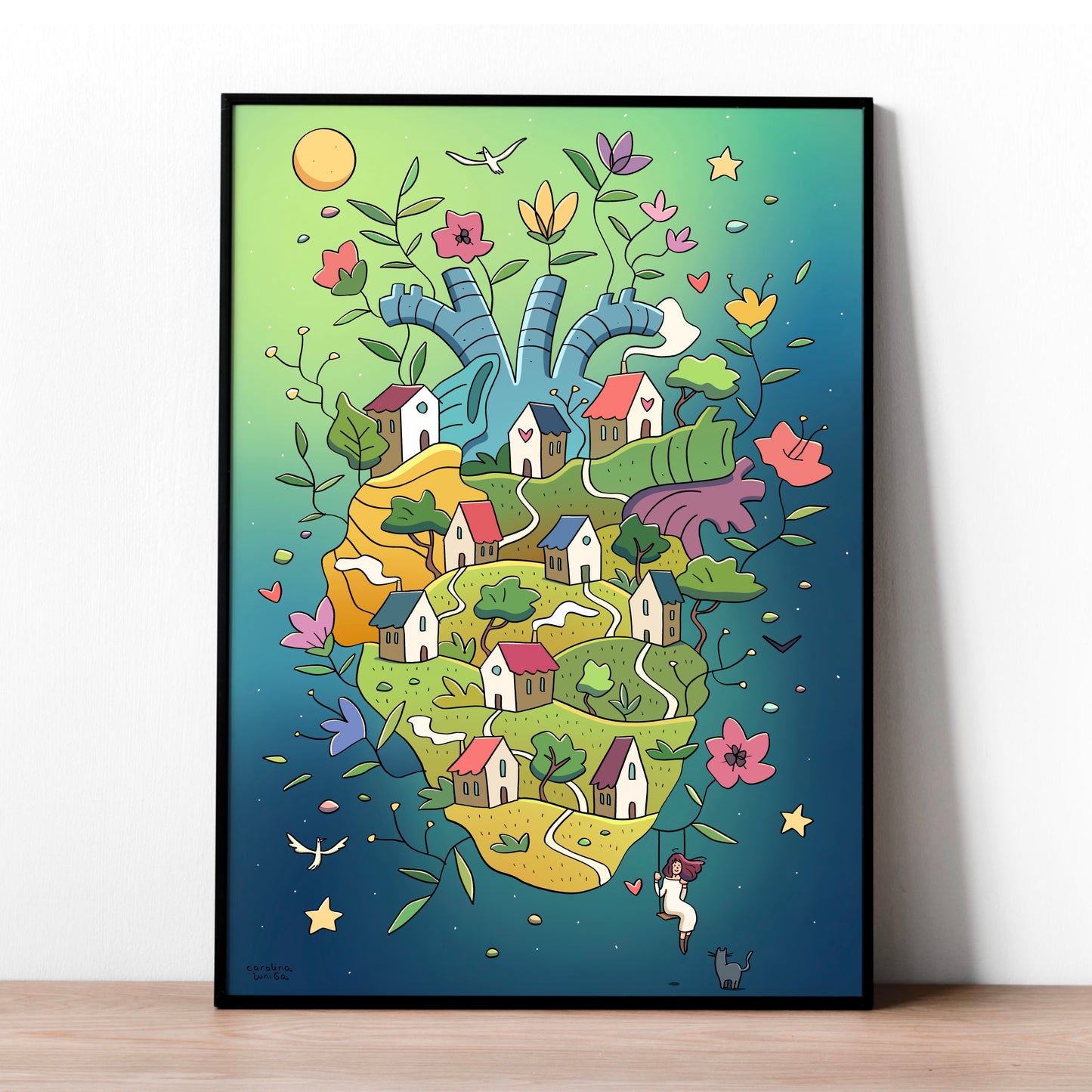 Riempire il cuore - stampa a4 (edizione limitata)