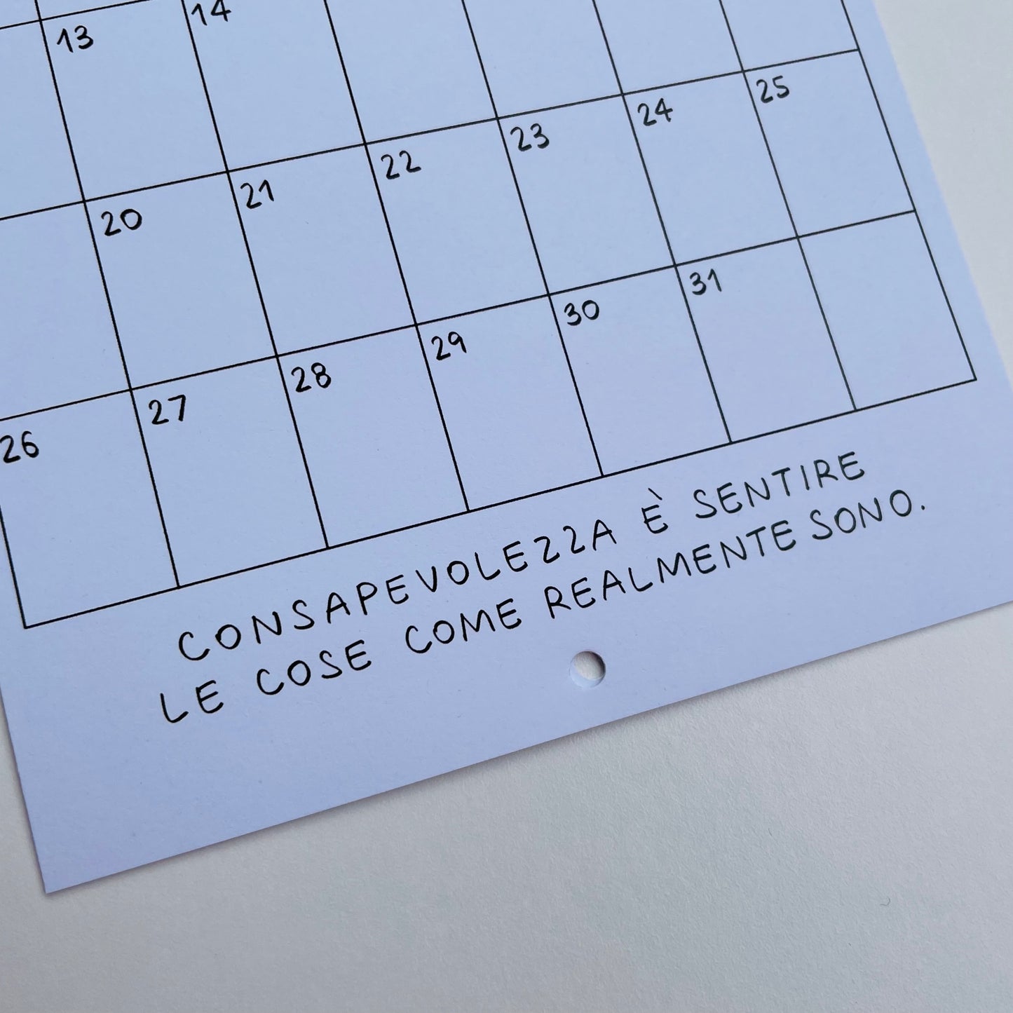 Calendario 2026 formato a5 da parete