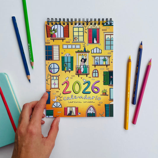 Calendario 2026 formato a5 da parete