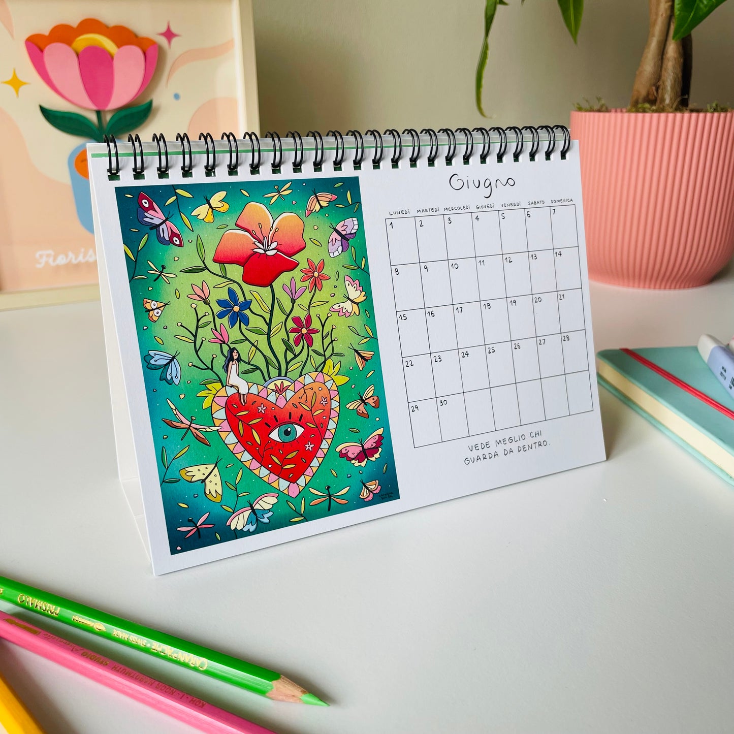 Calendario 2026 formato a5 da tavolo