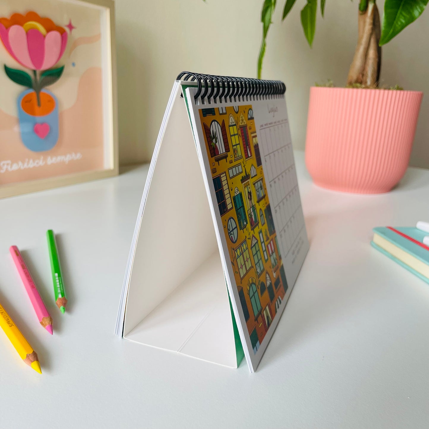 Calendario 2026 formato a5 da tavolo