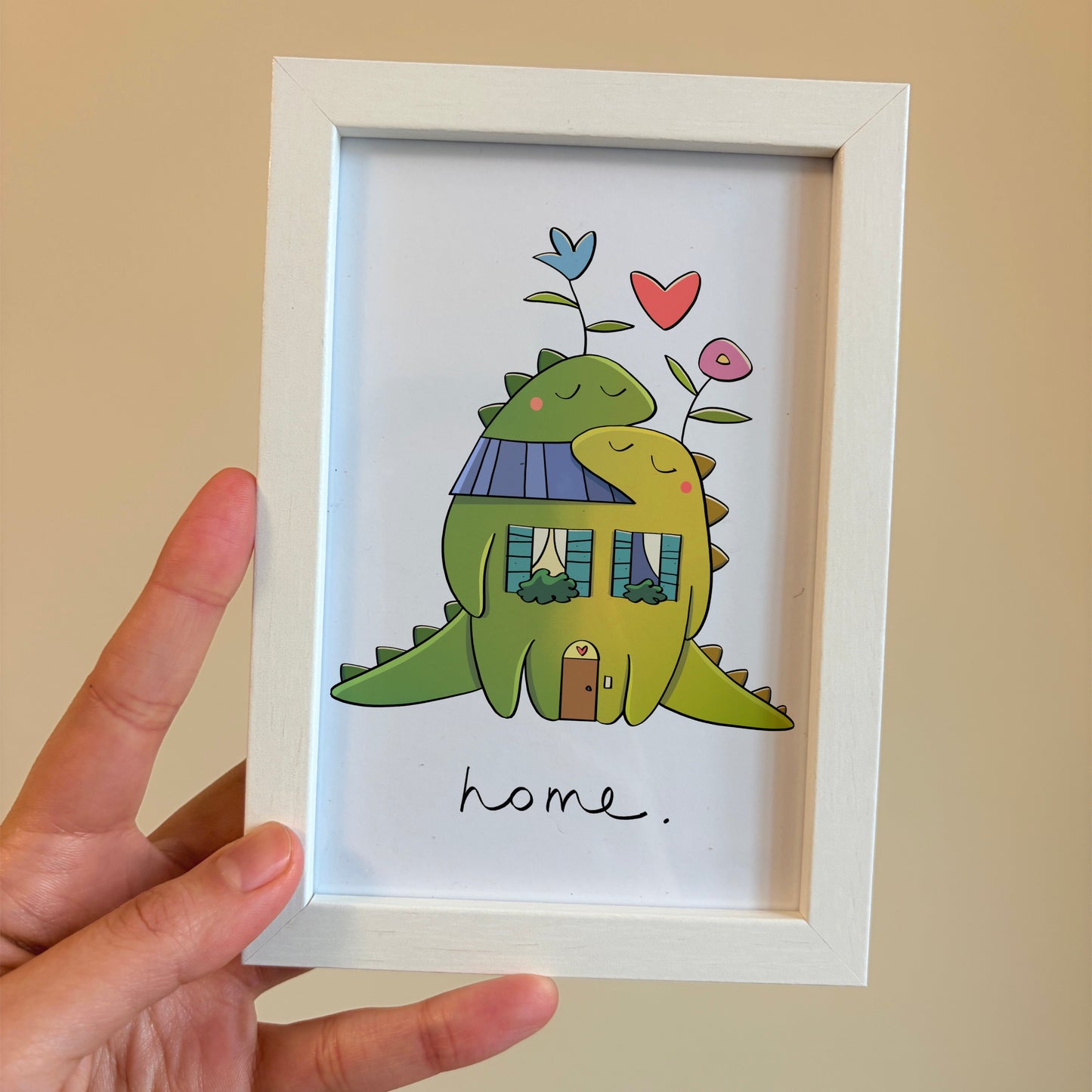 Cartolina a scelta con cornice 10x15