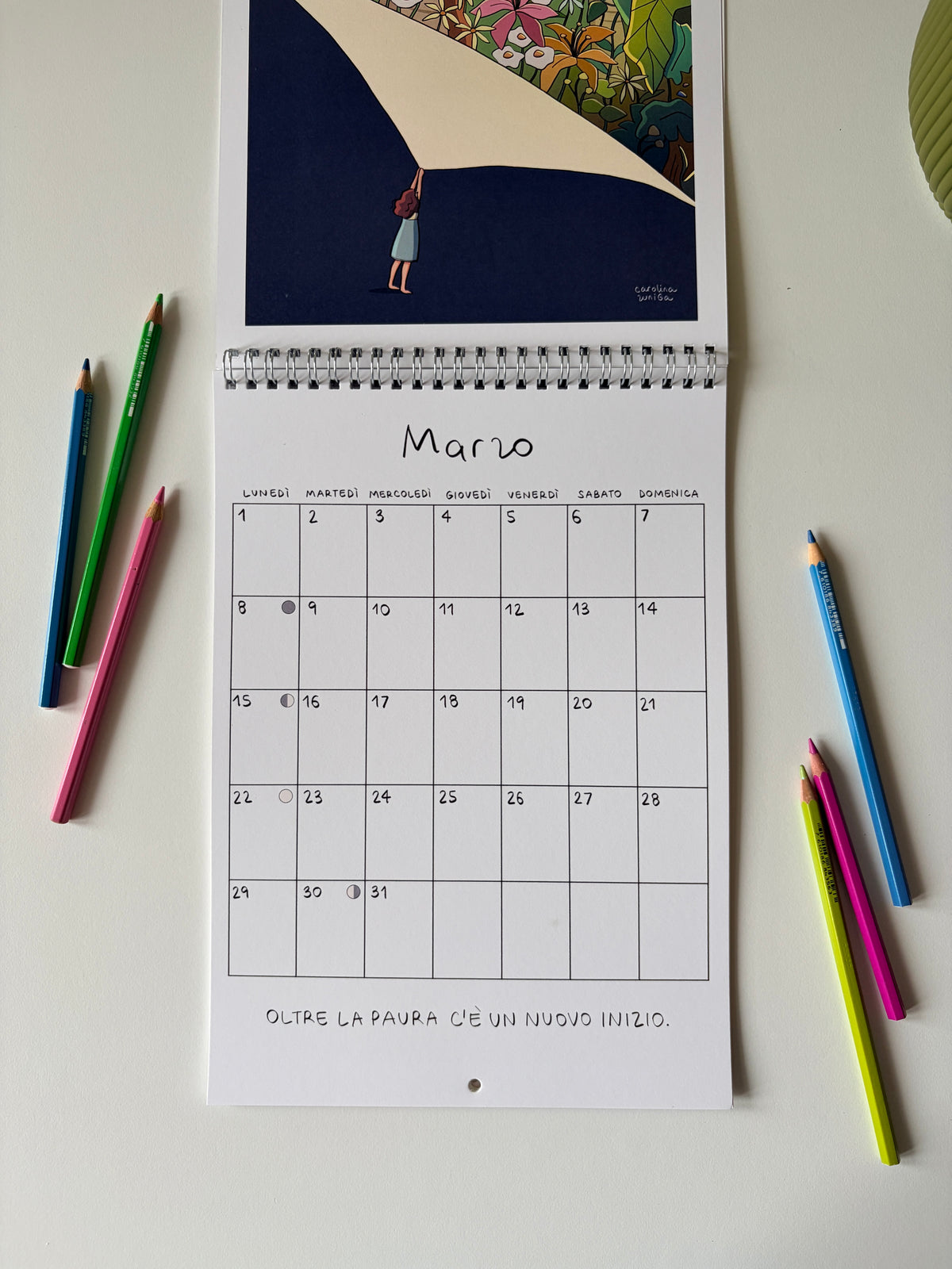 Calendario 2027 formato a4 da parete
