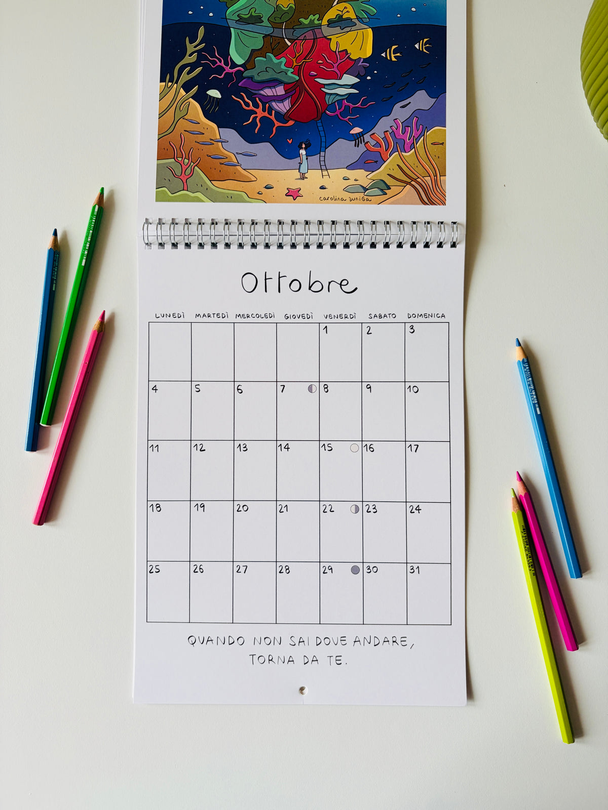 Calendario 2027 formato a4 da parete