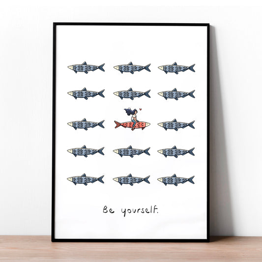 Stampa a4 - Be yourself