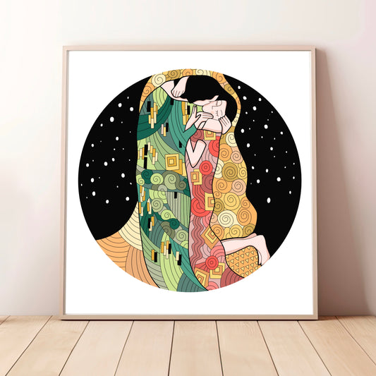 Stampa a4 -  Bacio Klimt