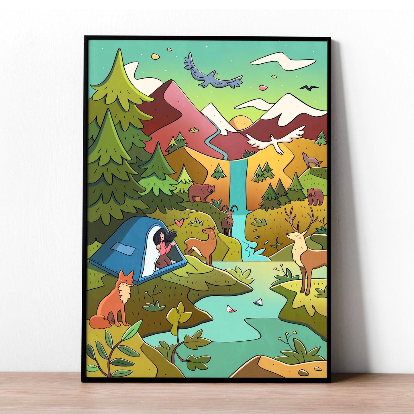 Svegliarsi dove ami - Stampa a4 (Edizione Limitata)