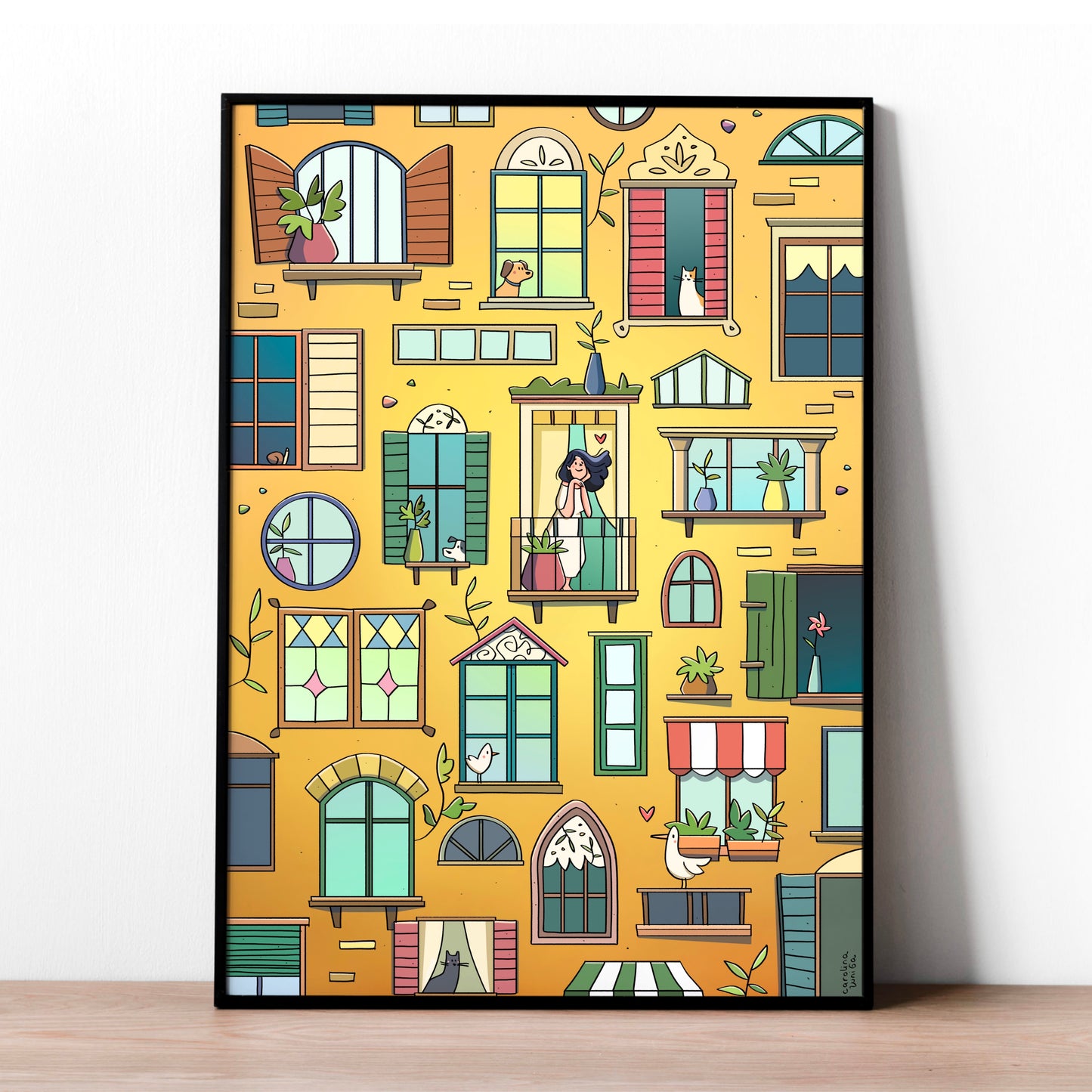 Guardare fuori - stampa a4 (edizione limitata)