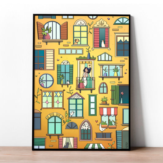 Guardare fuori - stampa a4 (edizione limitata)