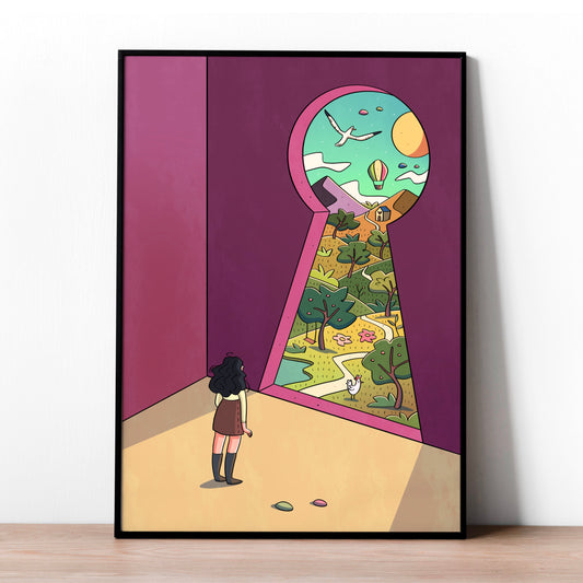 Sei la chiave del tuo cambiamento - Stampa a4 (Edizione Limitata)