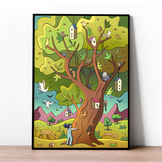 L'amicizia con la natura - stampa a4 (edizione limitata)