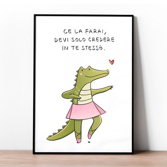 Ce la farai  - Stampa a4